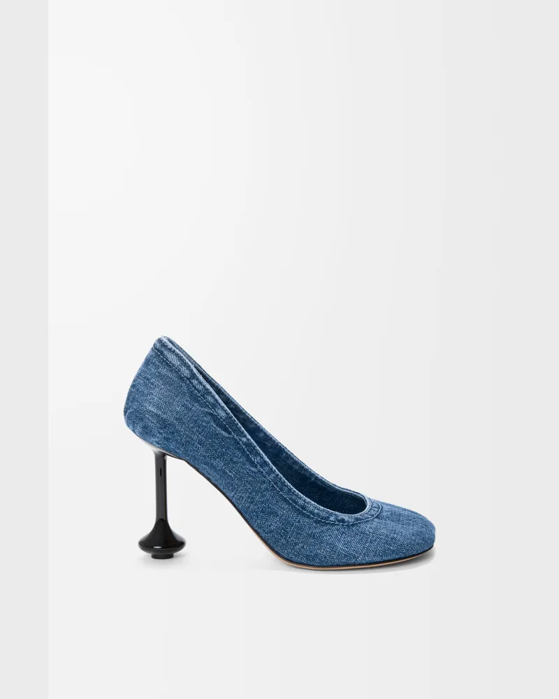 Loewe Toy Pump In Denim Size Mujer Washed