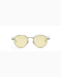 Loewe Luxury Groove Round sunglasses Yellow