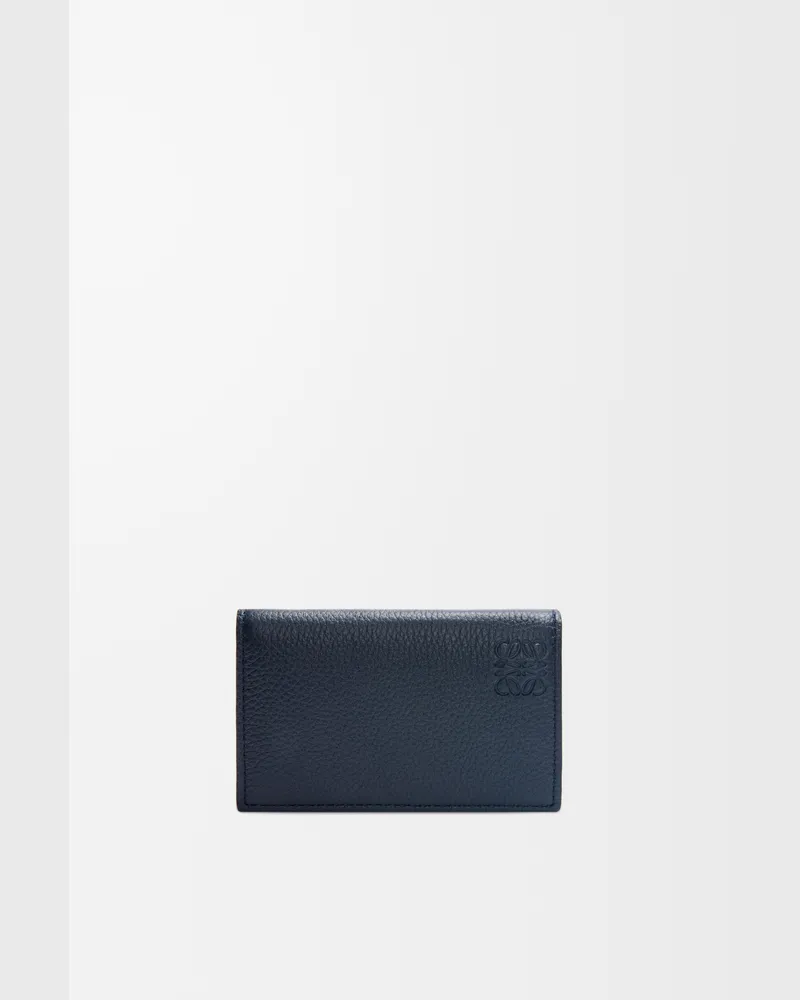 Loewe Business Cardholder In Soft Grained Leather skin Hombre Deep