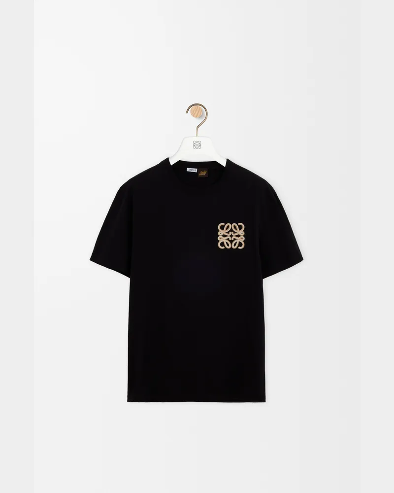 Loewe Relaxed Fit T-shirt In Cotton Size Hombre Black