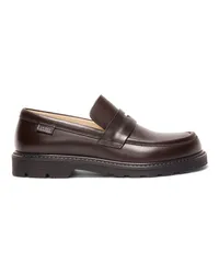 Loewe Luxury Blaze loafer in pull-up calfskin Dark