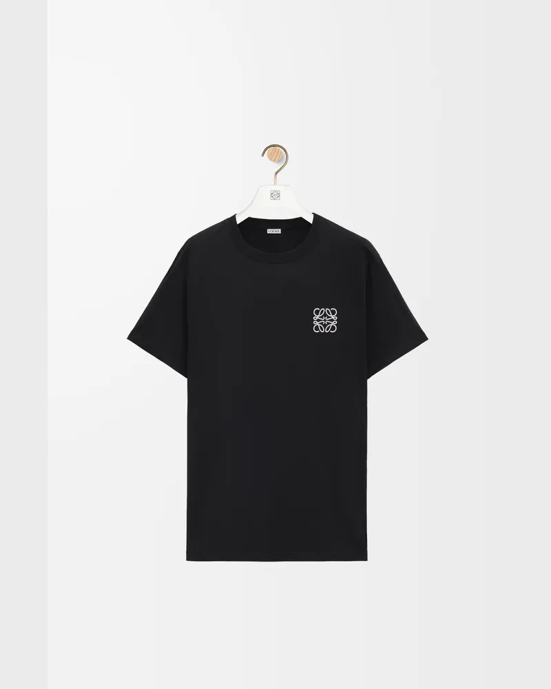 Loewe Regular Fit T-shirt In Cotton Size Hombre Black