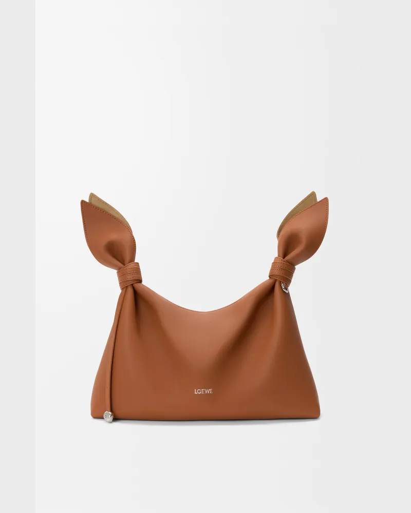 Loewe Medium Scarf Bag In Leather skin Mujer Squirrel