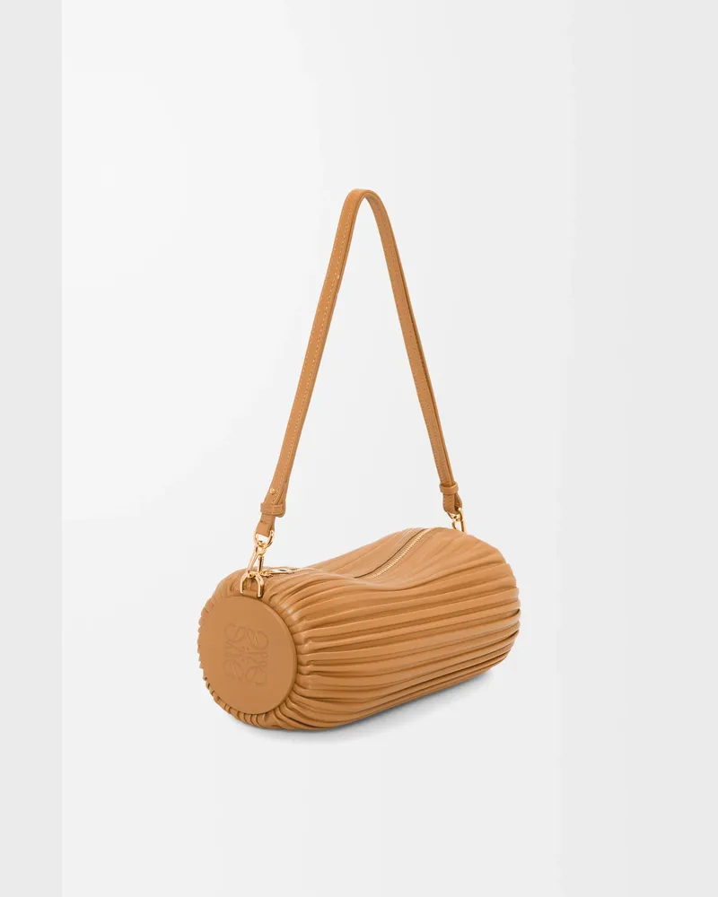Loewe Bracelet Pouch In Pleated Nappa Lambskin Mujer Warm