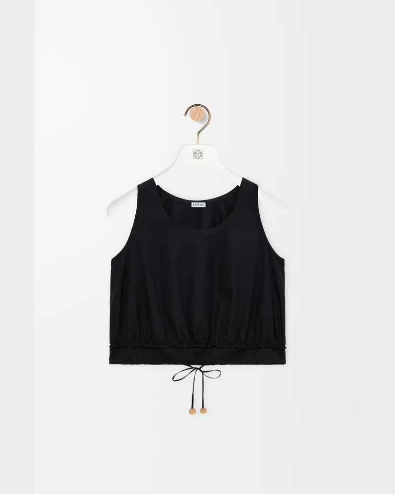 Loewe Top In Cotton Size Mujer Black