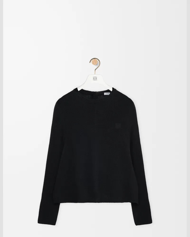 Loewe Sweater In Cashmere Size Mujer Black