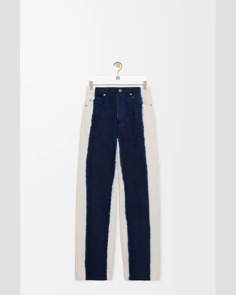 Loewe Jeans In Denim Size Hombre Off-white