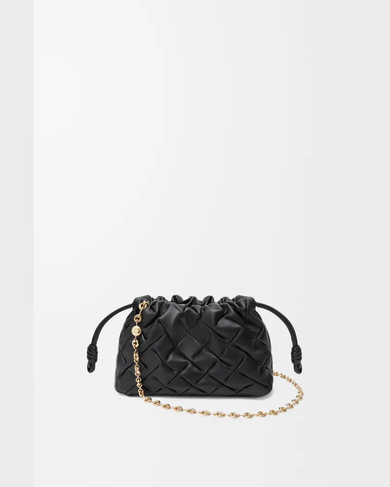 Loewe Mini Flamenco Purse In Pinched Nappa Leather skin Mujer Black