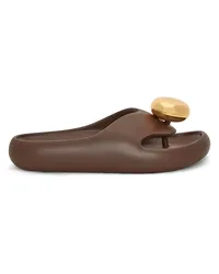 Loewe Luxury Foam Pebble sandal Shitake