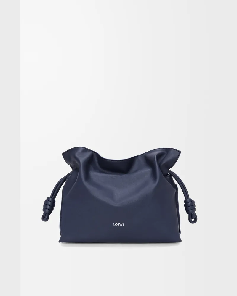 Loewe Medium Flamenco Clutch In Nappa Leather skin Mujer Abyss