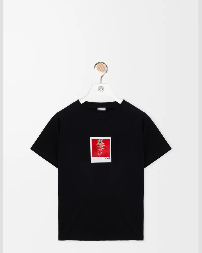 Loewe Regular Fit T-shirt In Cotton Size Mujer Black