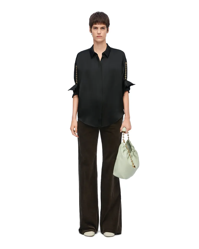 Loewe Luxury Chain shirt in silk Black