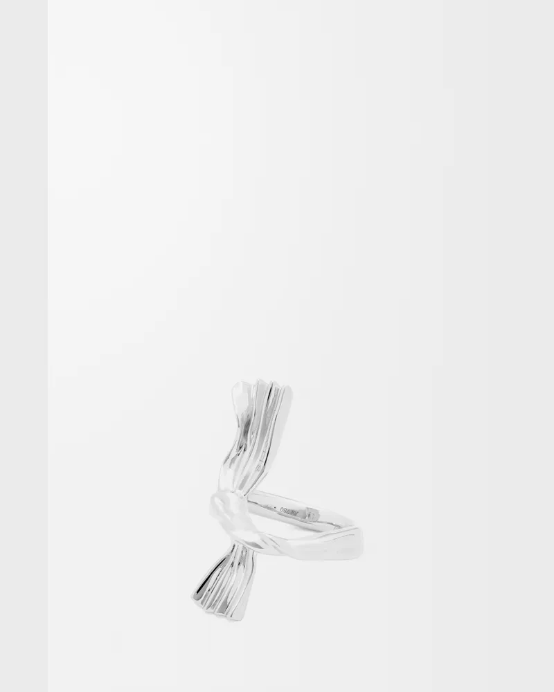 Loewe Knuckle Not Ring In White Gold Size Mujer White