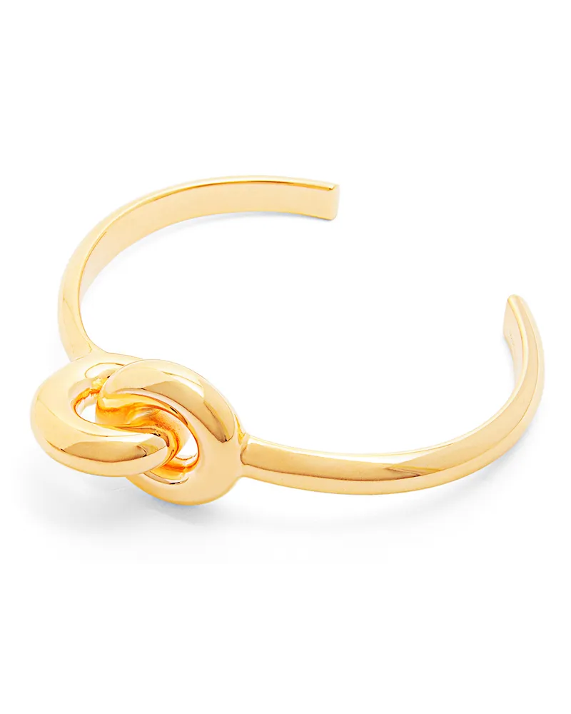 Loewe Luxury Donut Link Cuff In Sterling Silver Gold