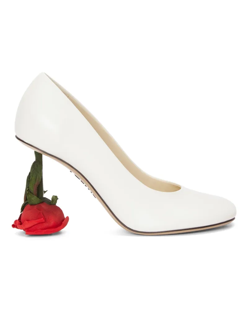 Loewe Luxury Toy Rose pump in lambskin White