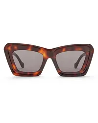 Loewe Luxury Beveled Cateye sunglasses Havana