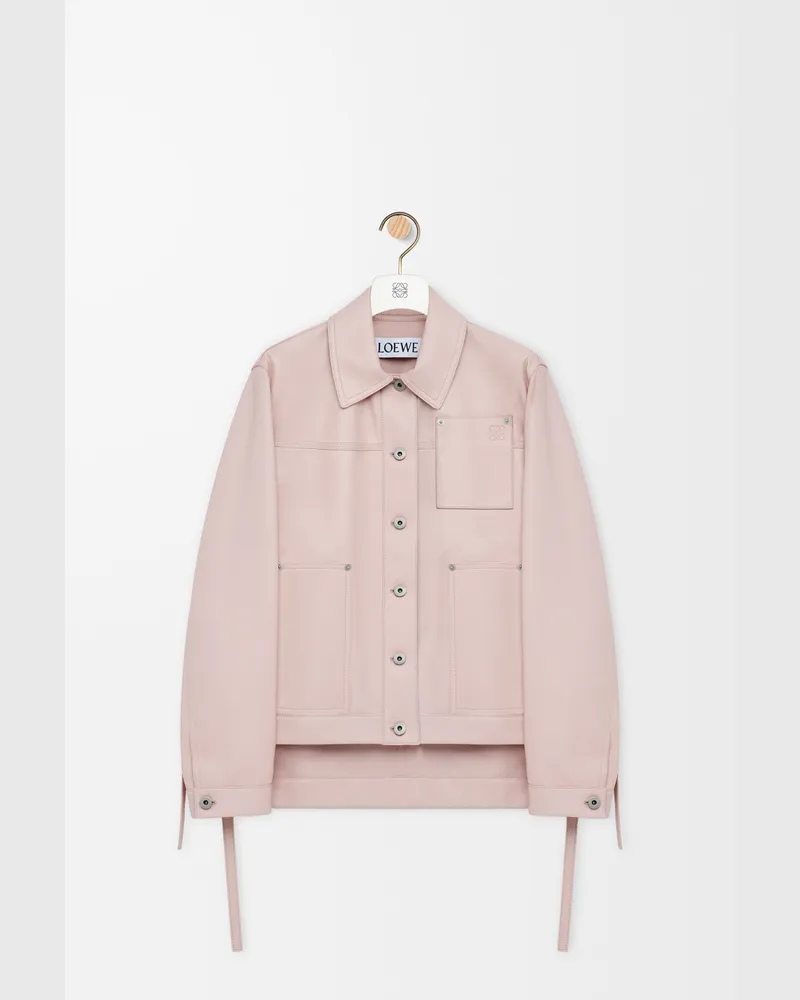 Loewe Workwear Jacket In Nappa Lambskin Size Mujer Light