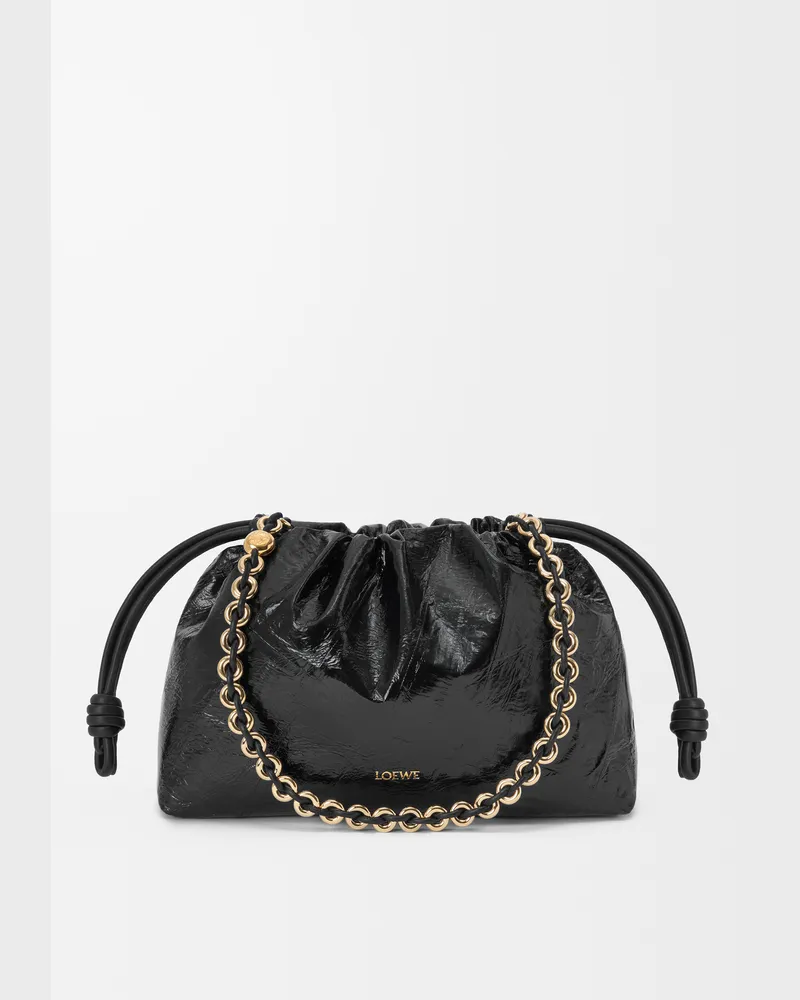 Loewe Medium Flamenco Purse In Eel Mujer Black