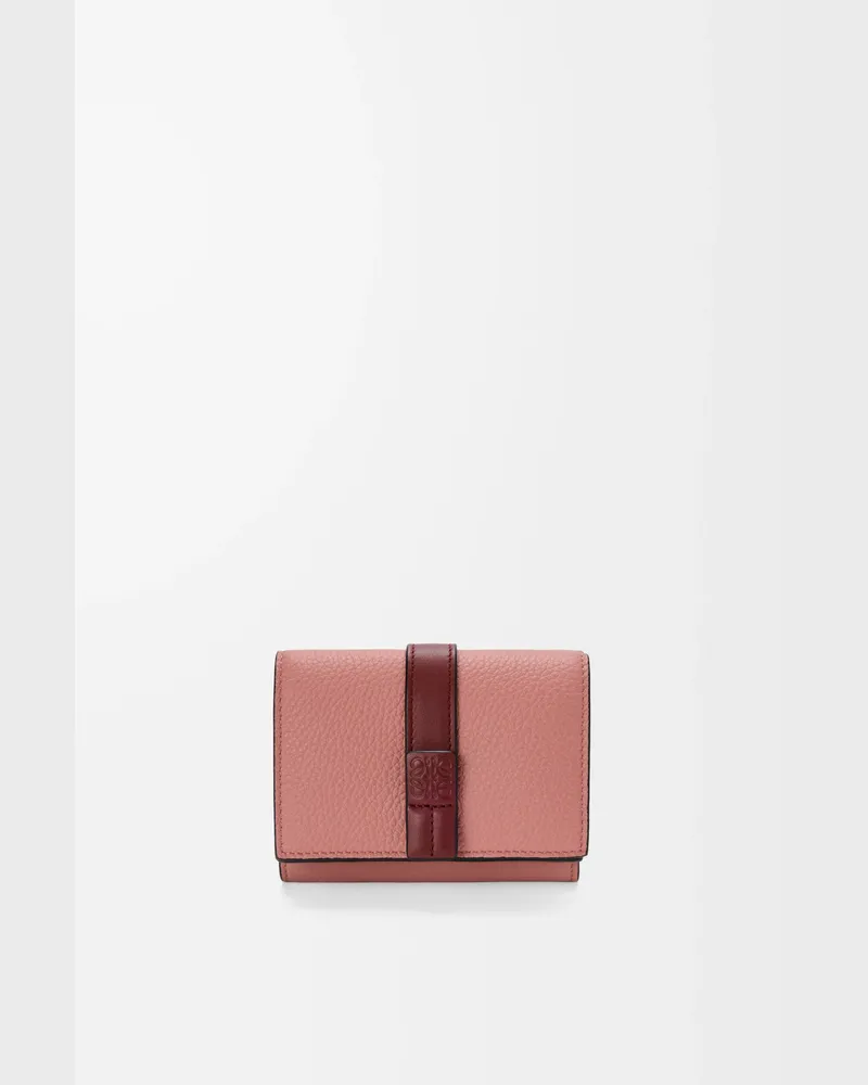 Loewe Trifold Wallet In Soft Grained Leather skin Mujer Blush