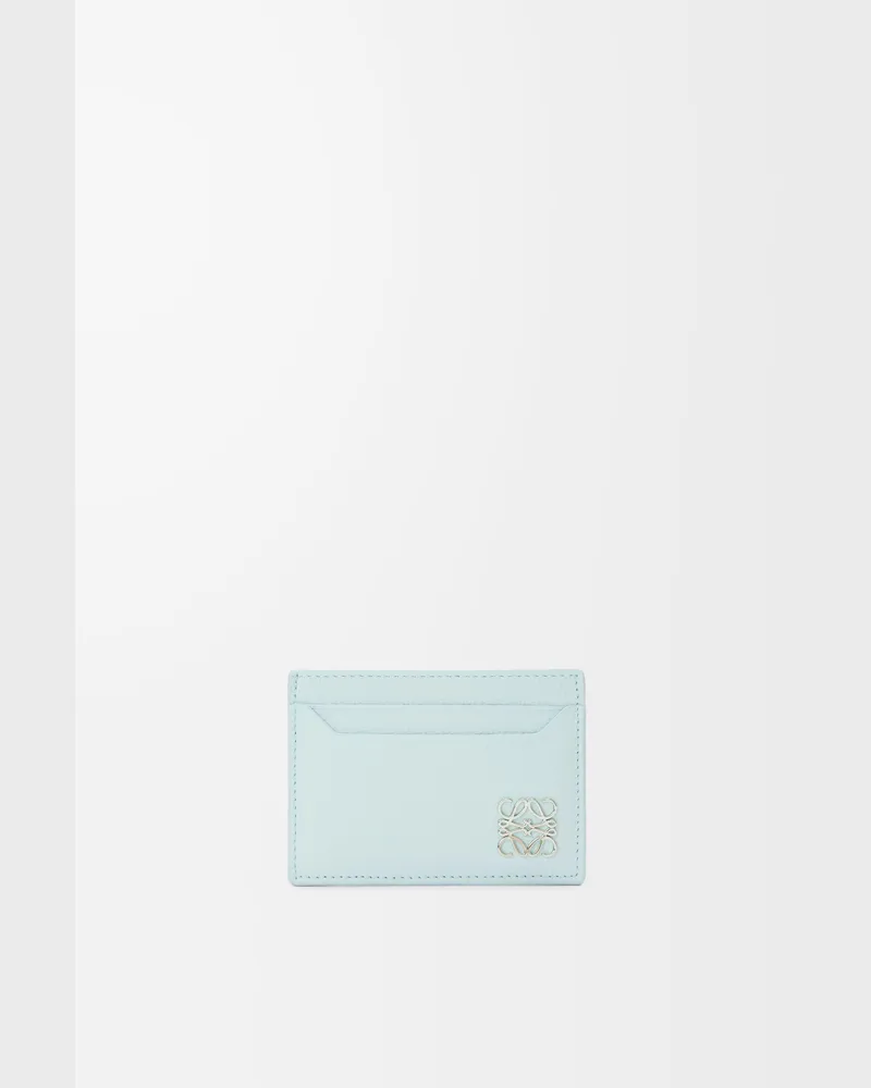 Loewe Anagram Plain Cardholder In Pebble Grained Leather skin Mujer Frozen