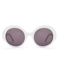 Loewe Luxury Round Slim sunglasses White