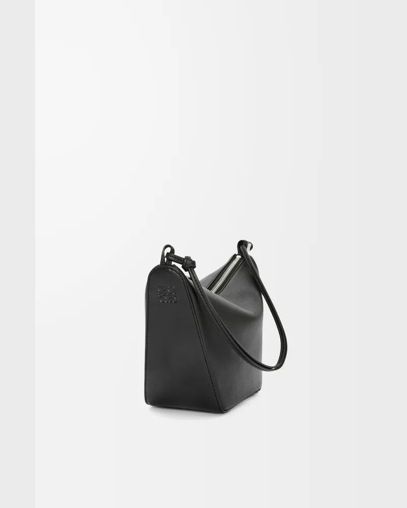 Loewe Mini Hammock Hobo In Leather skin Mujer Black