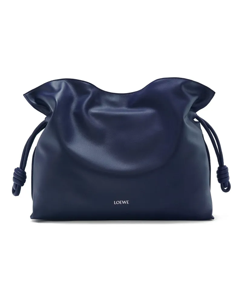 Loewe Luxury Large Flamenco clutch in nappa calfskin Abyss