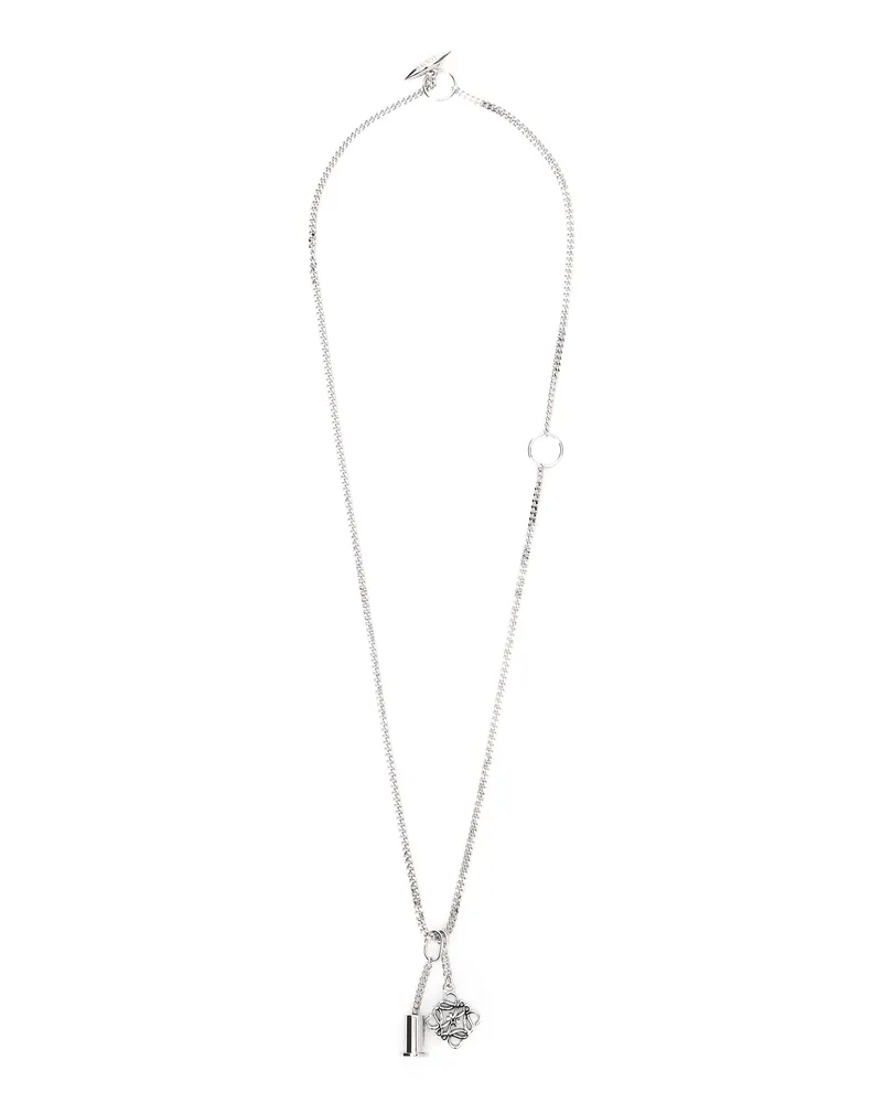 Loewe Luxury Personalisation necklace in metal Palladium