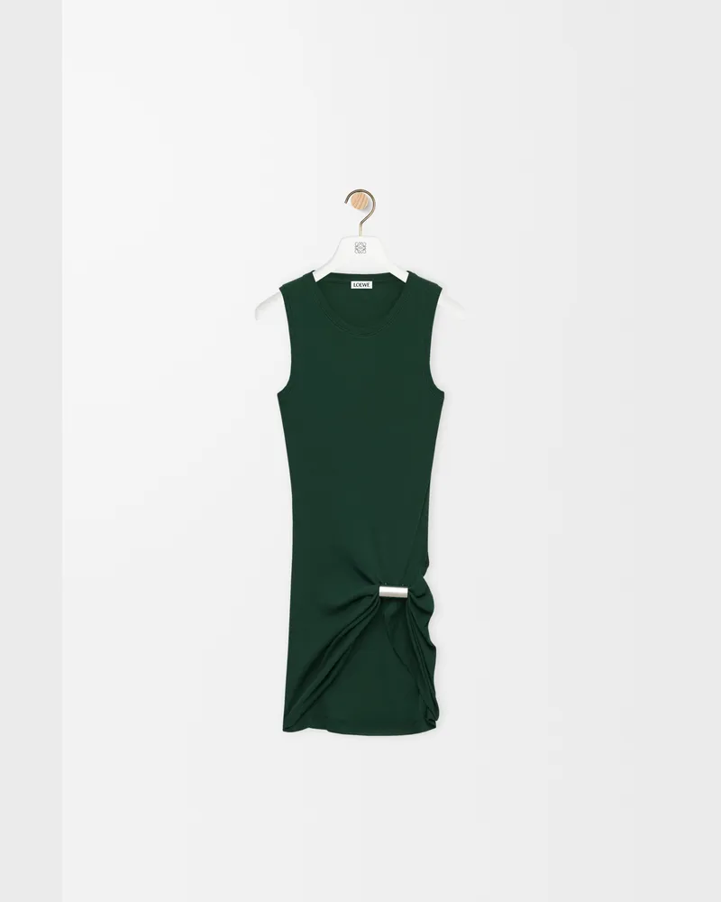 Loewe Tank Top In Cotton Size Mujer Dark