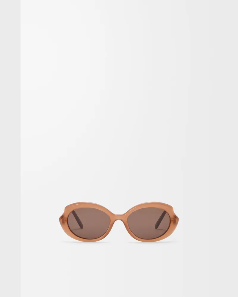 Loewe Mini Oval Slim Sunglasses Mujer Milky