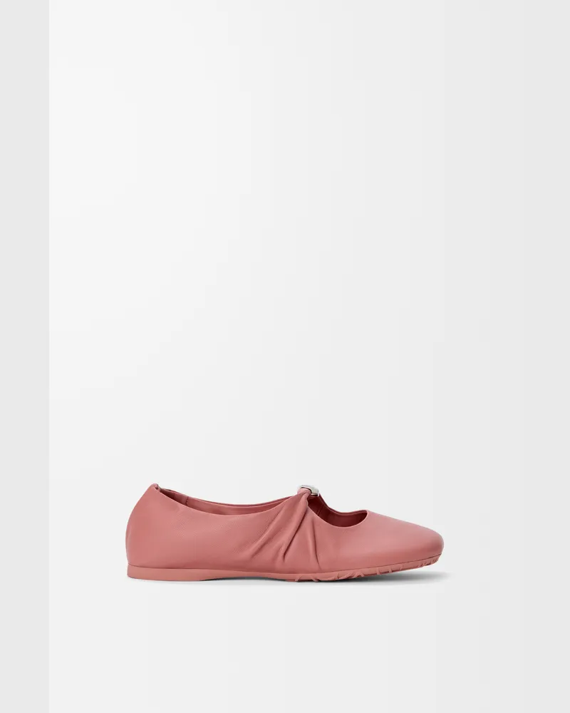 Loewe Pebble Soft Ballerina In Nappa Lambskin Size Mujer Blush