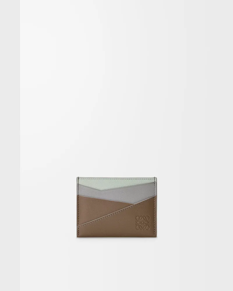 Loewe Puzzle Plain Cardholder In Leather skin Hombre Winter