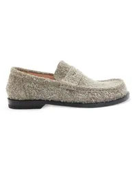 Loewe Luxury Campo loafer in brushed suede Khaki