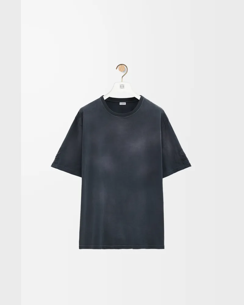 Loewe Loose Fit T-shirt In Cotton Size Hombre Black