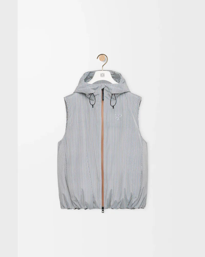 Loewe Puffer Vest In Technical Shell Size Hombre Beige