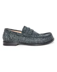 Loewe Luxury Campo loafer in brushed suede Charcoal