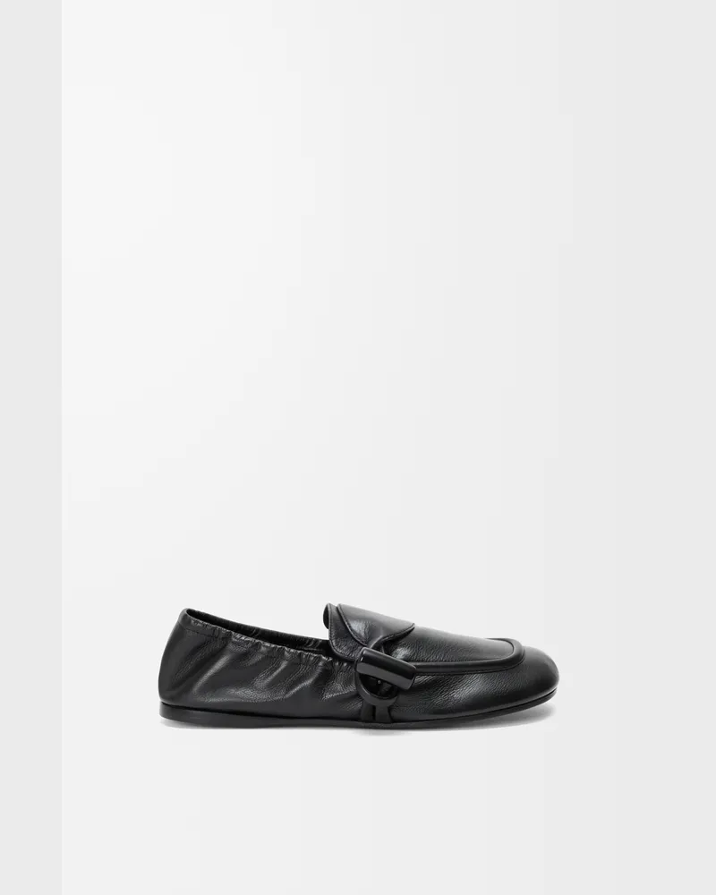 Loewe Toggle Loafer In Shiny Leather skin Size Mujer Black