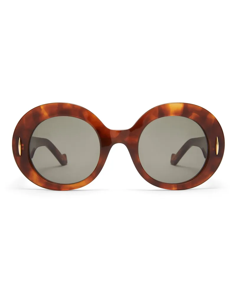 Loewe Luxury Round Screen Sunglasses Havana