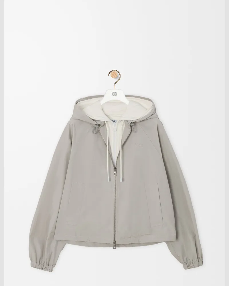 Loewe Parka In Technical Cotton Shell Size Mujer Light
