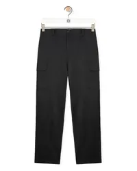 Loewe Luxury Cargo trousers in cotton Black