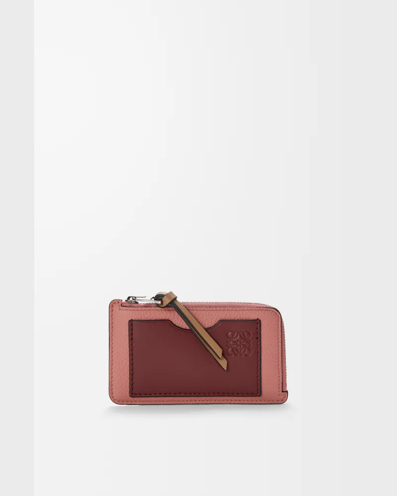 Loewe Coin Cardholder In Soft Grained Leather skin Mujer Blush