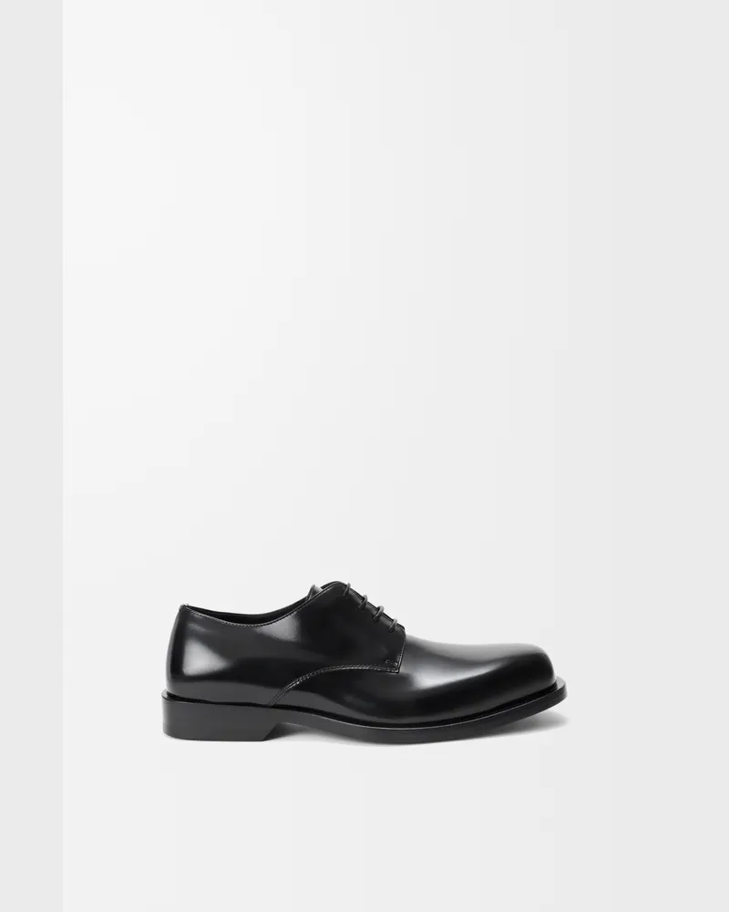 Loewe Bobine Derby In Brushed Leather skin Size Hombre Black