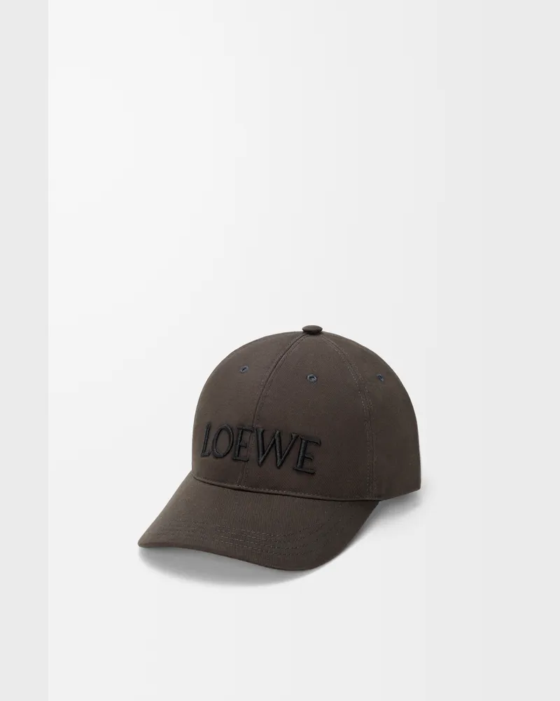 Loewe Futurist Cat Cap In Cotton Size Mujer Brown