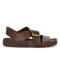 Loewe Luxury Ease Buckle sandal in vegetal calfskin Horse