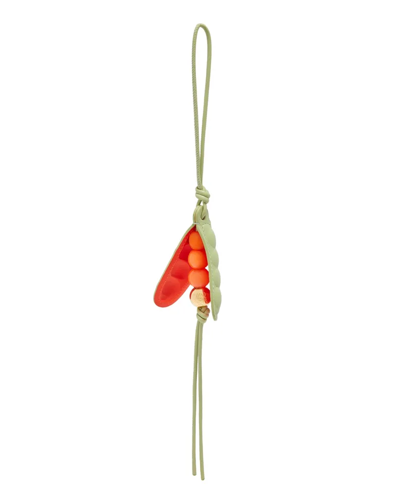 Loewe Luxury Pea Pod Charm In Classic Calfskin Light