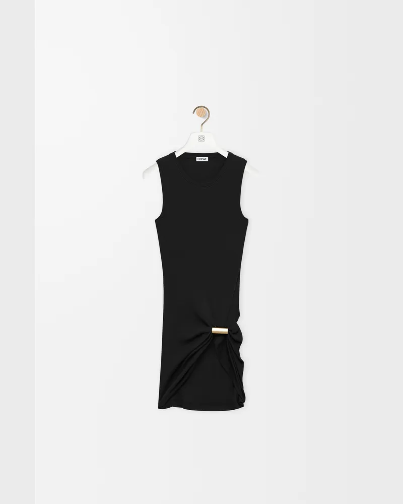 Loewe Tank Top In Cotton Size Mujer Black