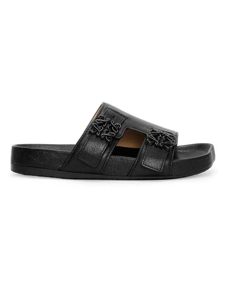 Loewe Luxury Ease slide in goatskin Black