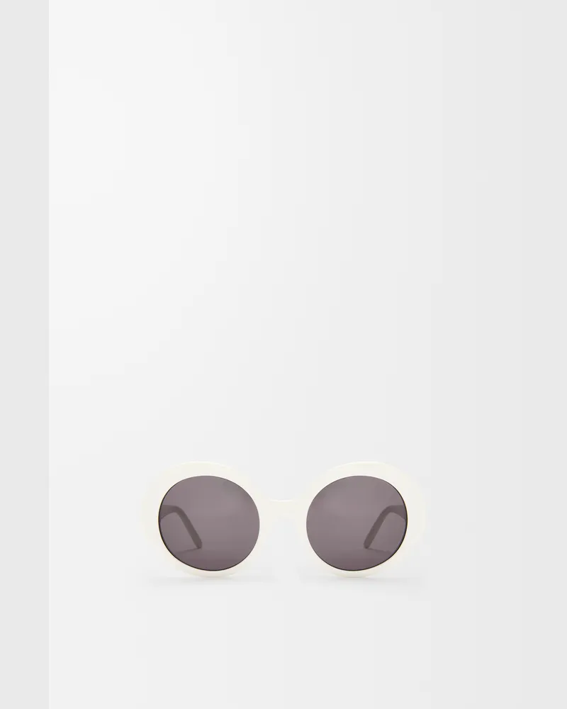 Loewe Round Slim Sunglasses Mujer White