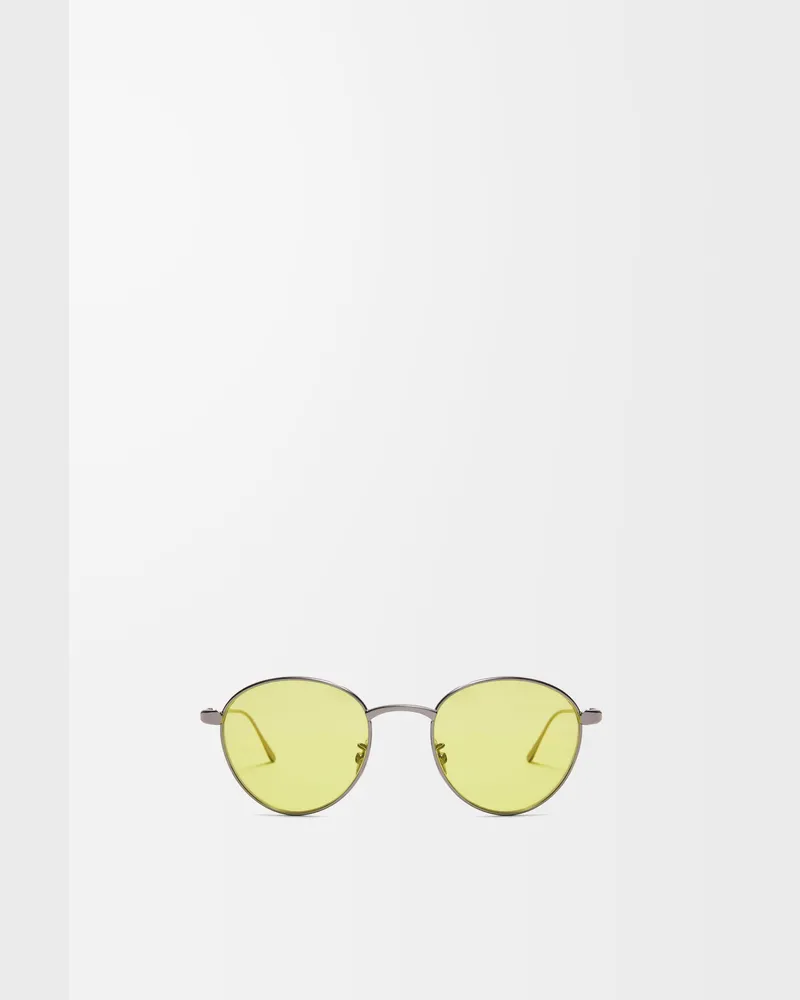 Loewe Groove Round Sunglasses Hombre Yellow
