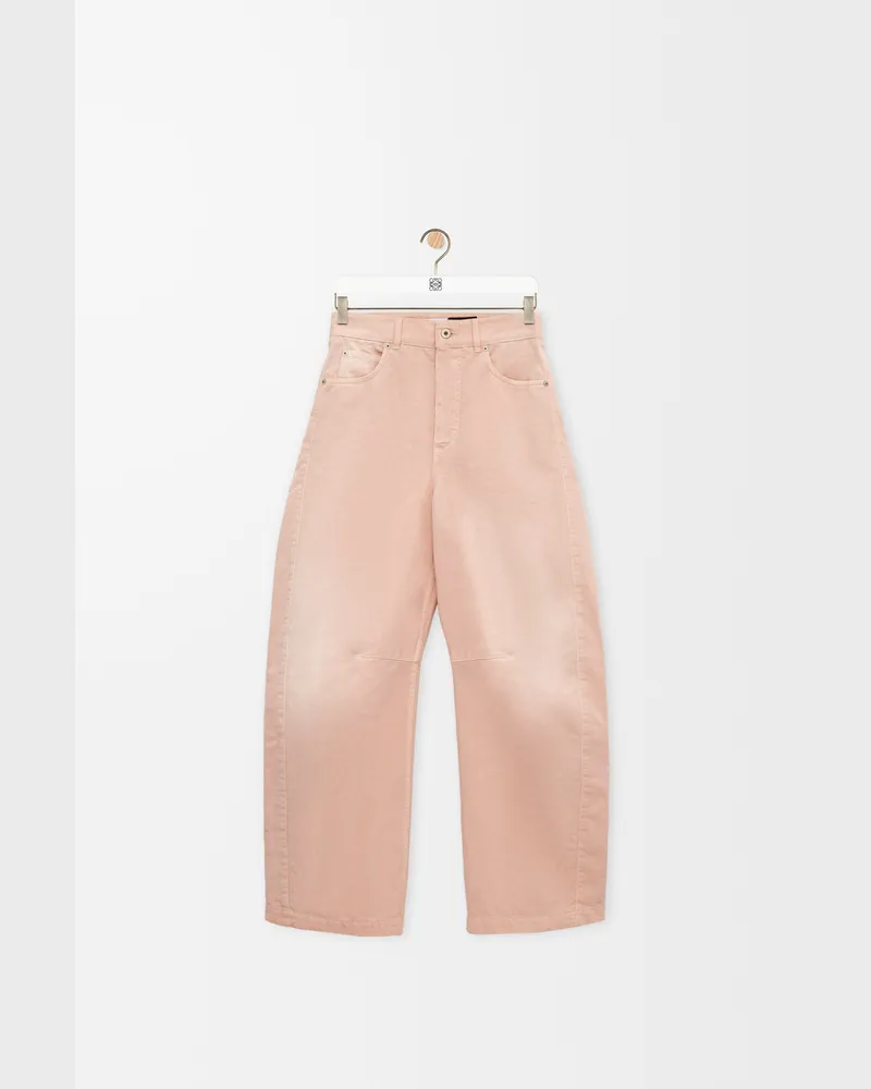 Loewe Barrel Trousers In Cotton Size Mujer Light